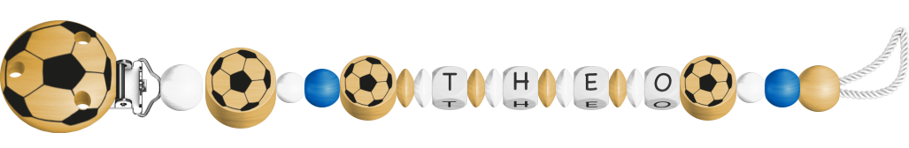 personalisierte Schnullerkette