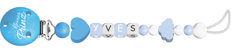 personalisierte Schnullerkette