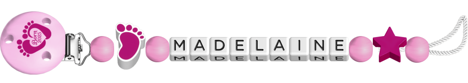 personalisierte Schnullerkette