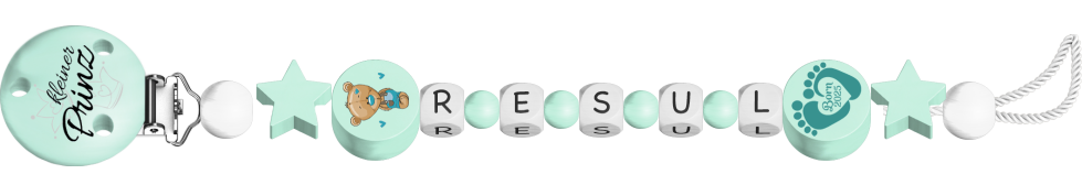 personalisierte Schnullerkette