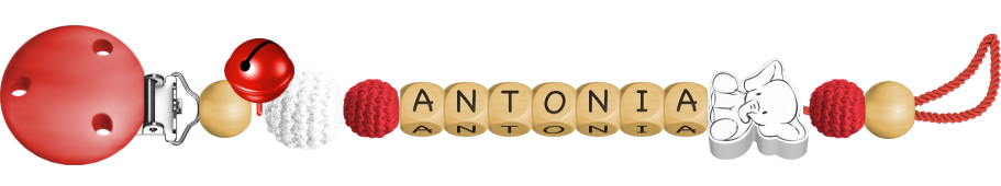 personalisierte Schnullerkette