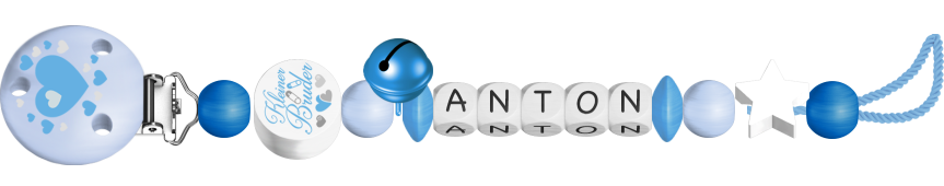 personalisierte Schnullerkette