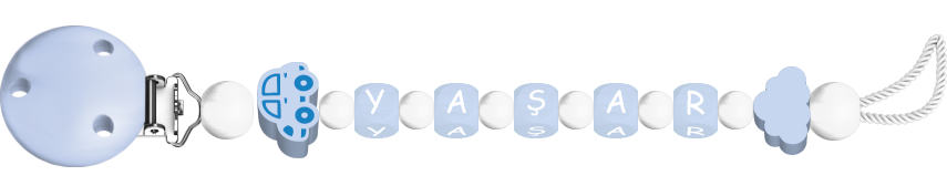 personalisierte Schnullerkette