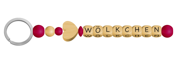 personalisierte Schnullerkette