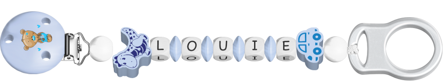 personalisierte Schnullerkette