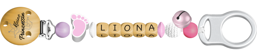 personalisierte Schnullerkette