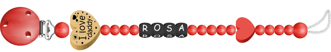 personalisierte Schnullerkette