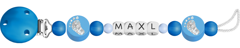 personalisierte Schnullerkette