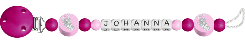 personalisierte Schnullerkette