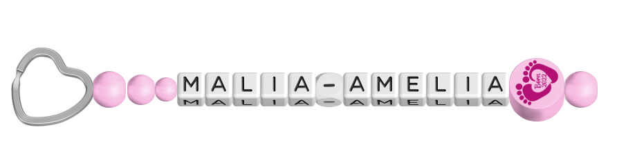 personalisierte Schnullerkette