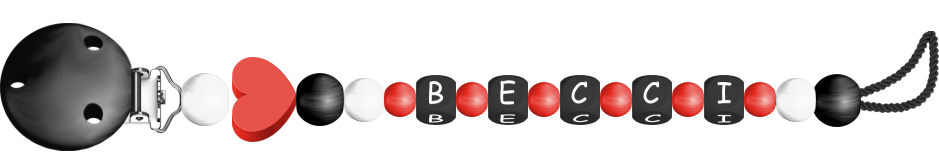 personalisierte Schnullerkette