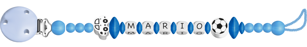 personalisierte Schnullerkette