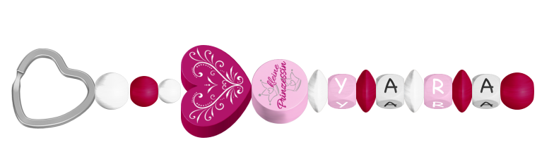 personalisierte Schnullerkette