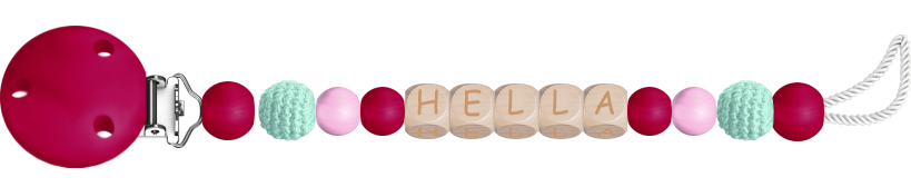 personalisierte Schnullerkette