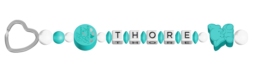 personalisierte Schnullerkette