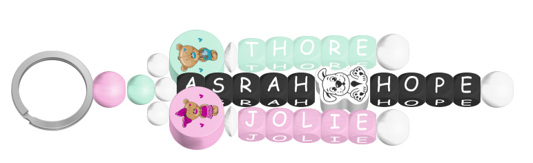 personalisierte Schnullerkette