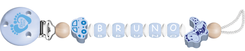 personalisierte Schnullerkette