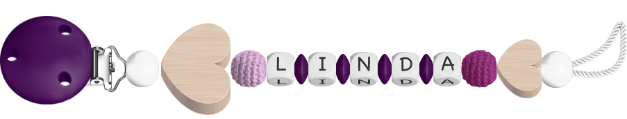 personalisierte Schnullerkette