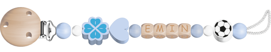 personalisierte Schnullerkette