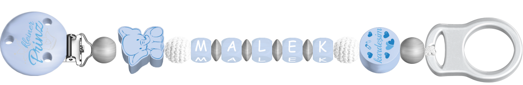 personalisierte Schnullerkette