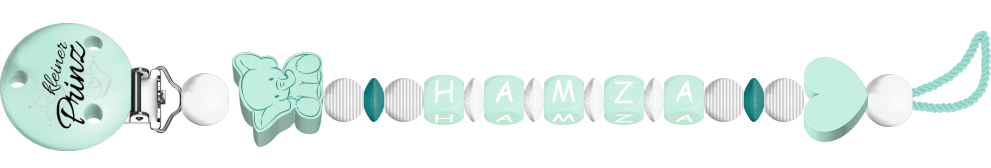 personalisierte Schnullerkette