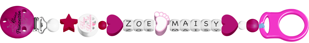 personalisierte Schnullerkette