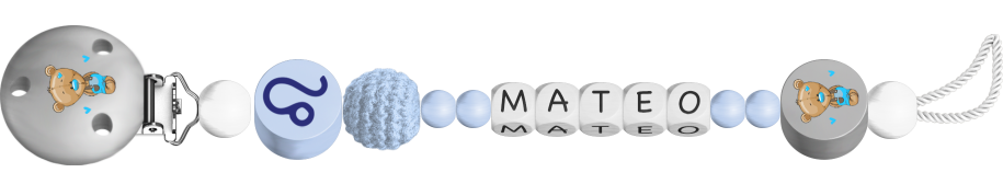 personalisierte Schnullerkette