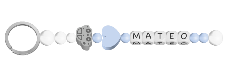 personalisierte Schnullerkette