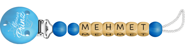 personalisierte Schnullerkette