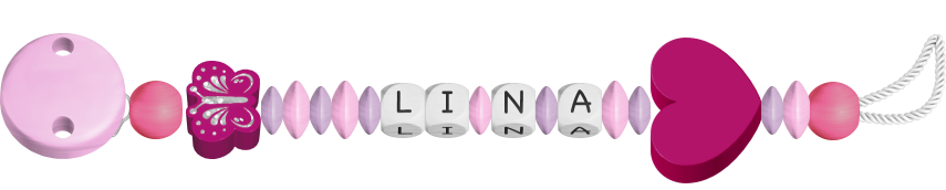 personalisierte Schnullerkette