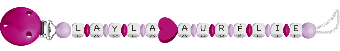 personalisierte Schnullerkette