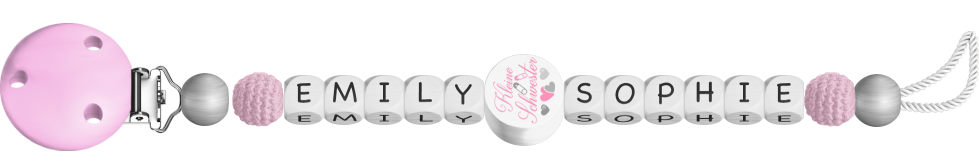 personalisierte Schnullerkette