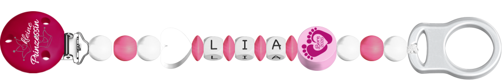 personalisierte Schnullerkette